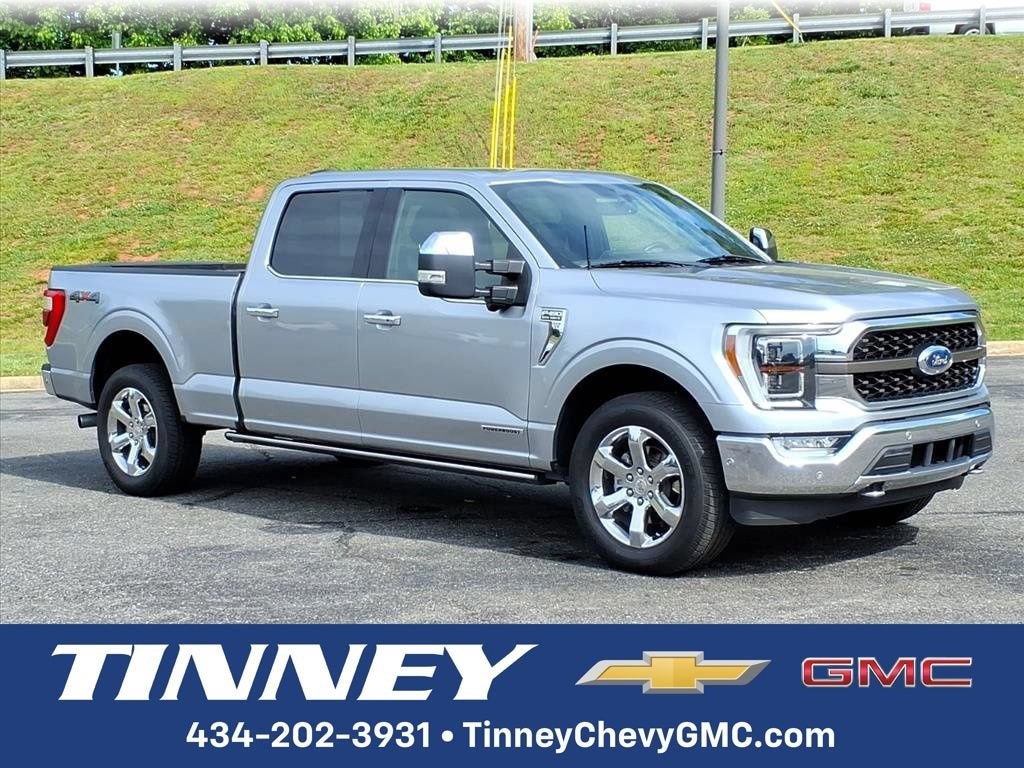 2021 Ford F-150 XL in Stone Gray Metallic Gray — front three-quarter view