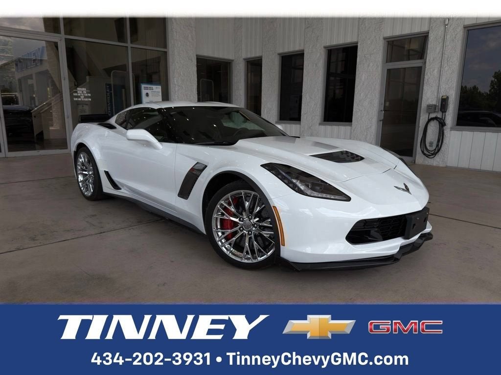 2017 Chevrolet Corvette Z06 Z06 3LZ in Arctic White — front three-quarter view