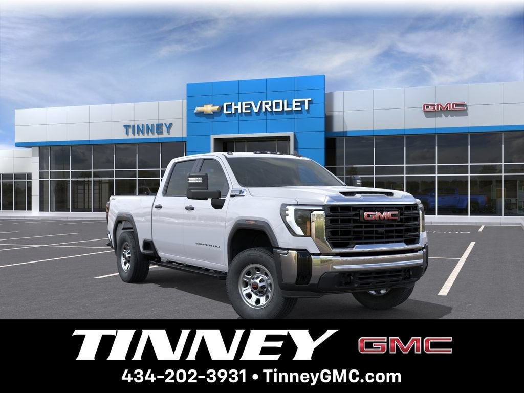 2026 GMC Sierra 3500 HD Pro in Summit White — front three-quarter view