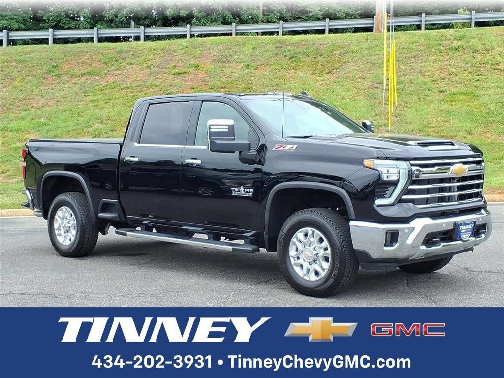 2026 Chevrolet Silverado 2500 HD LTZ in Black — front three-quarter view
