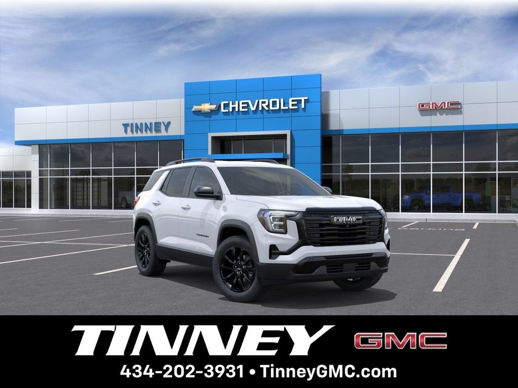 2027 GMC Terrain AWD Elevation in Summit White — front three-quarter view