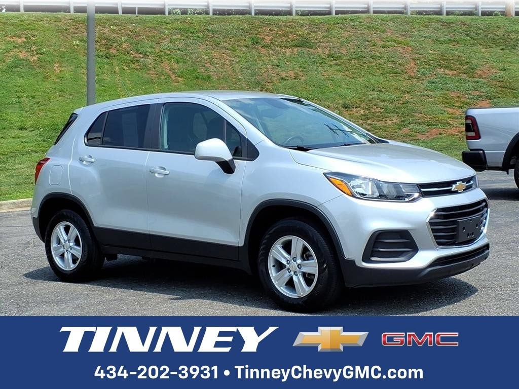 2022 Chevrolet Trax LS in Silver Ice Metallic — front three-quarter view